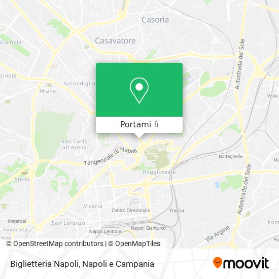 Mappa Biglietteria Napoli