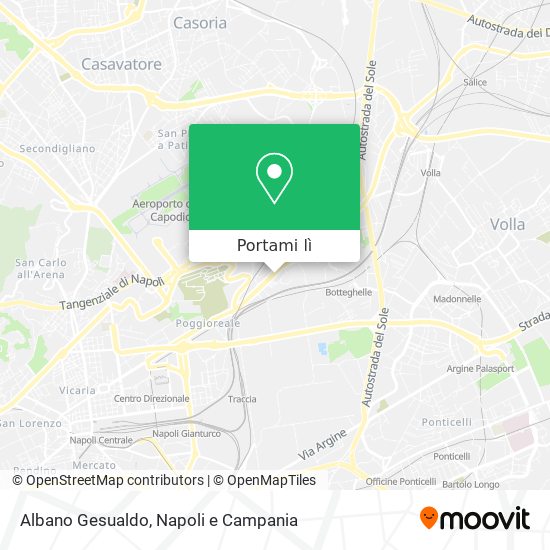 Mappa Albano Gesualdo