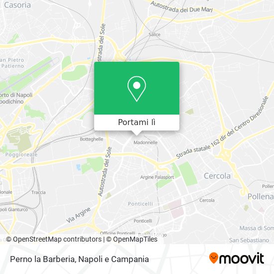 Mappa Perno la Barberia
