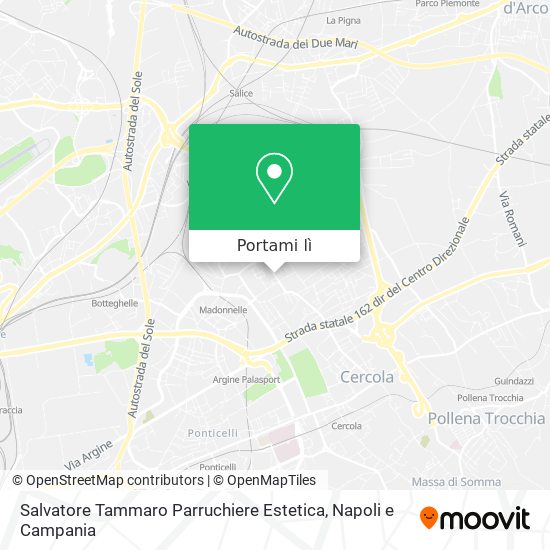 Mappa Salvatore Tammaro Parruchiere Estetica