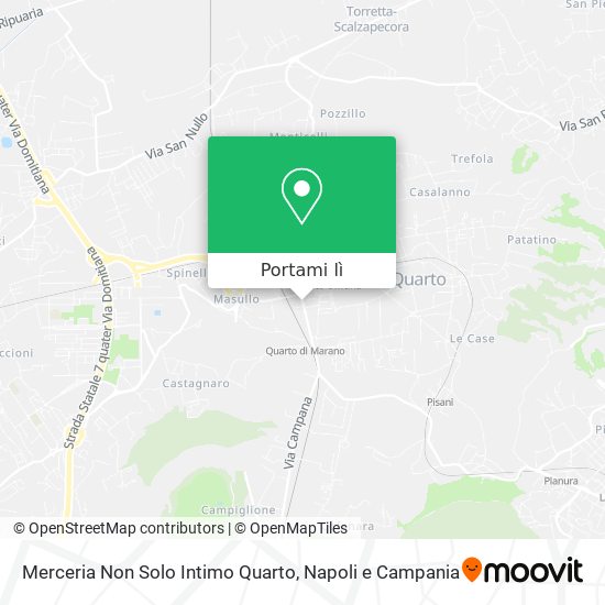 Mappa Merceria Non Solo Intimo Quarto