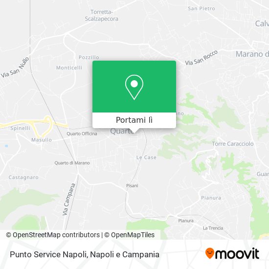 Mappa Punto Service Napoli