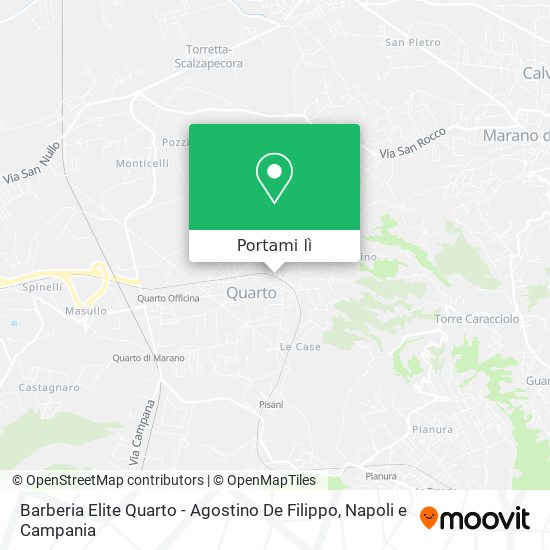 Mappa Barberia Elite Quarto - Agostino De Filippo