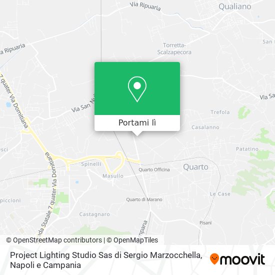 Mappa Project Lighting Studio Sas di Sergio Marzocchella