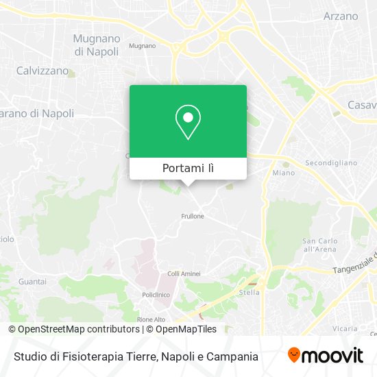 Mappa Studio di Fisioterapia Tierre