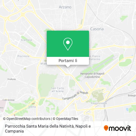 Mappa Parrocchia Santa Maria della Natività