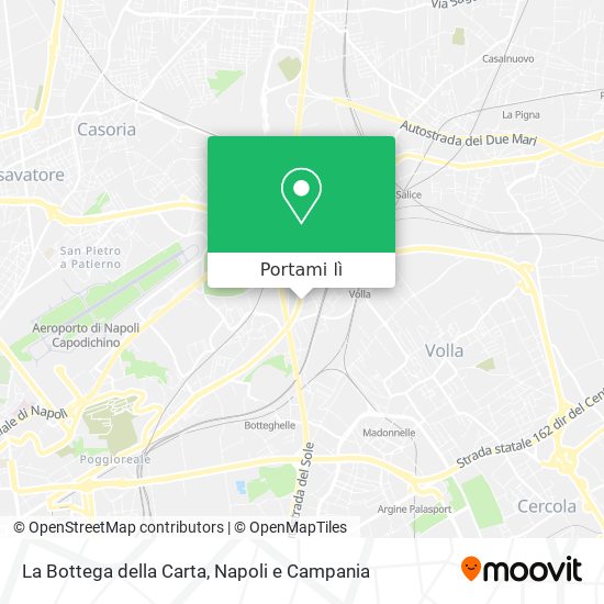 Mappa La Bottega della Carta