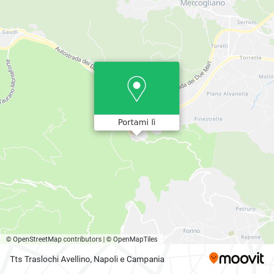 Mappa Tts Traslochi Avellino