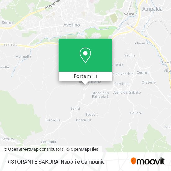 Mappa RISTORANTE SAKURA