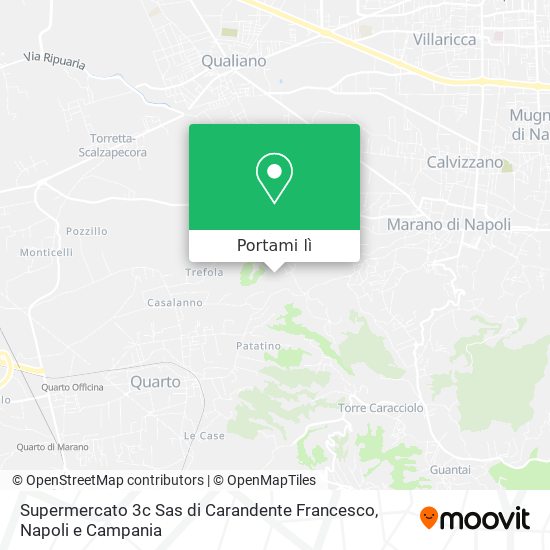 Mappa Supermercato 3c Sas di Carandente Francesco