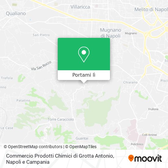 Mappa Commercio Prodotti Chimici di Grotta Antonio