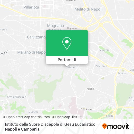 Mappa Istituto delle Suore Discepole di Gesù Eucaristico