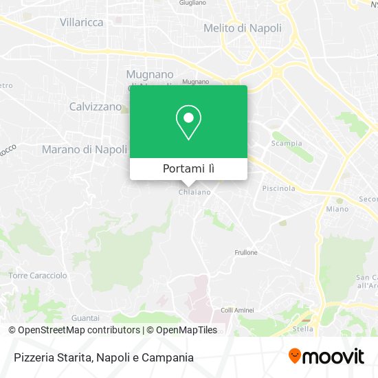 Mappa Pizzeria Starita