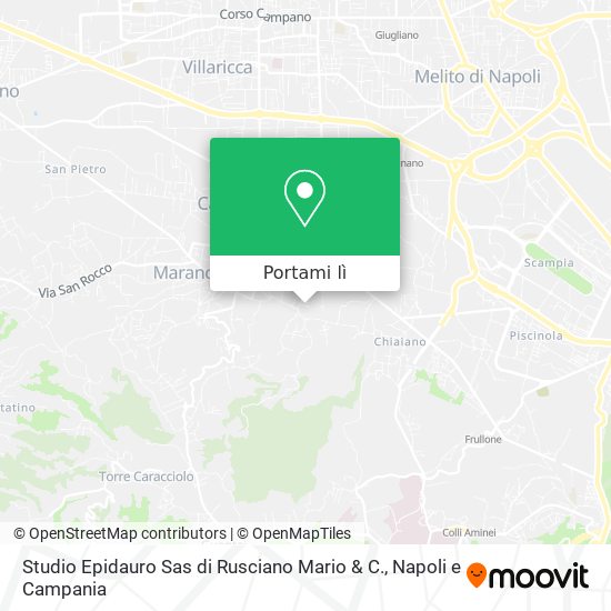 Mappa Studio Epidauro Sas di Rusciano Mario & C.