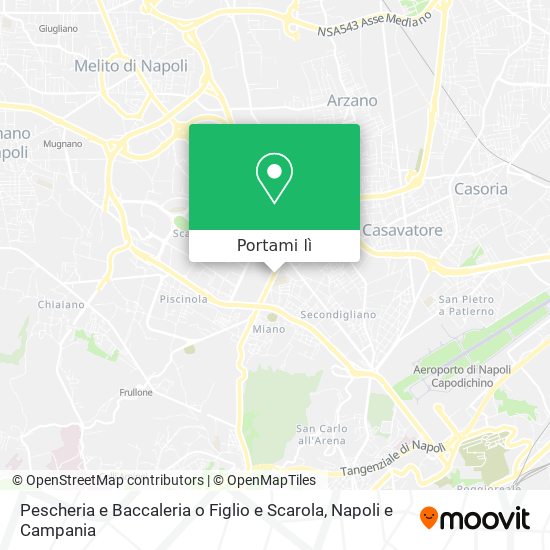 Mappa Pescheria e Baccaleria o Figlio e Scarola