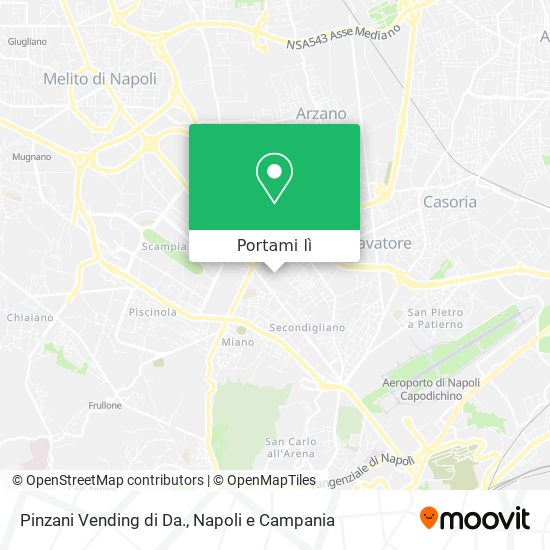 Mappa Pinzani Vending di Da.