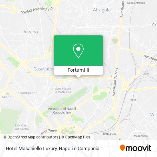 Mappa Hotel Masaniello Luxury