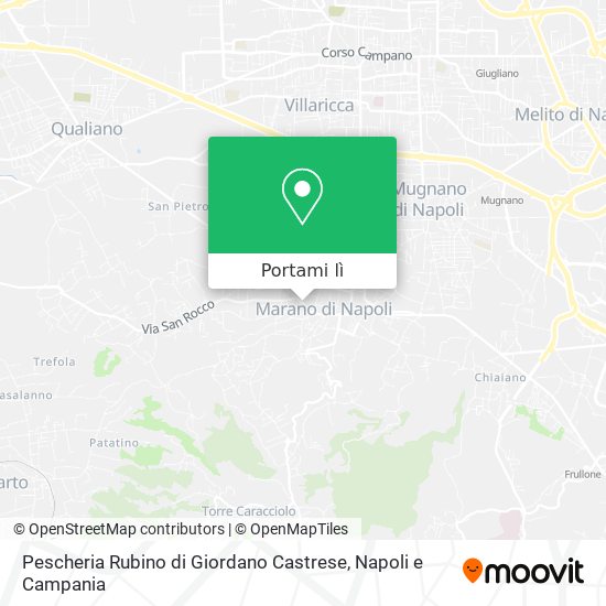 Mappa Pescheria Rubino di Giordano Castrese
