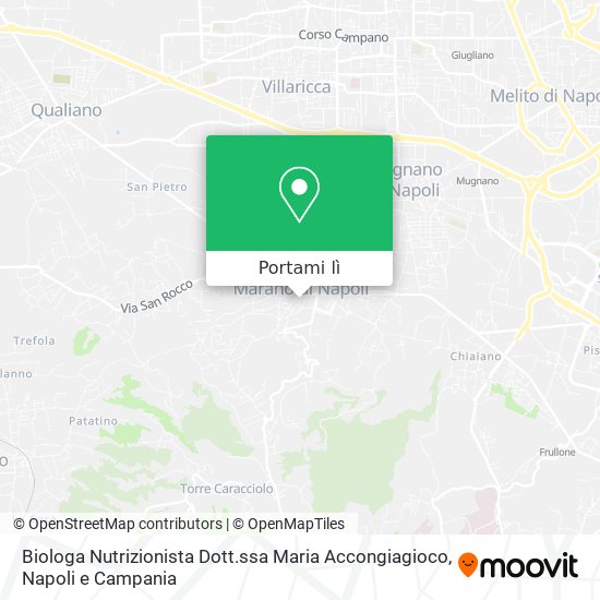 Mappa Biologa Nutrizionista Dott.ssa Maria Accongiagioco