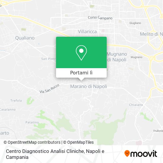Mappa Centro Diagnostico Analisi Cliniche
