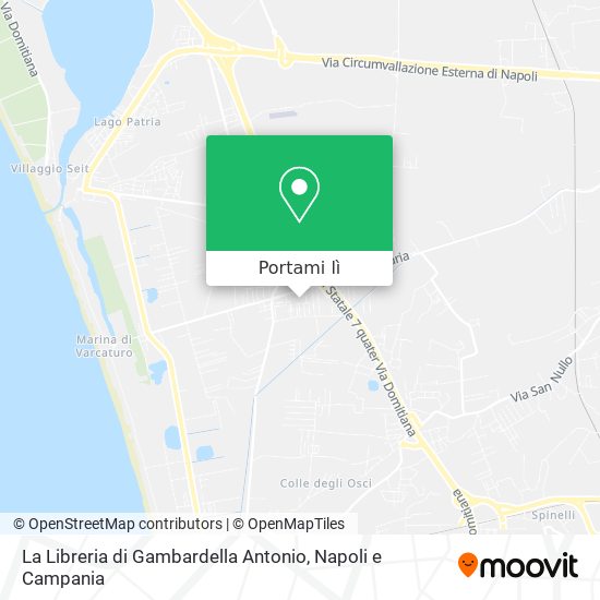 Mappa La Libreria di Gambardella Antonio