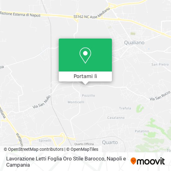 Mappa Lavorazione Letti Foglia Oro Stile Barocco