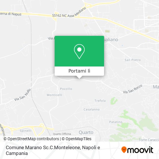 Mappa Comune Marano Sc.C.Monteleone
