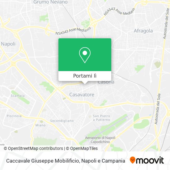 Mappa Caccavale Giuseppe Mobilificio