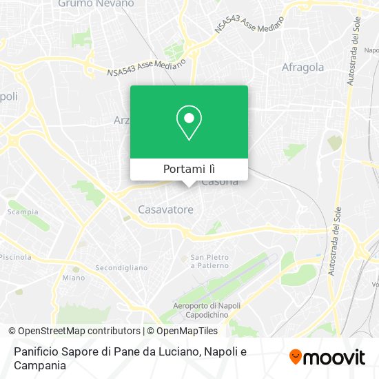 Mappa Panificio Sapore di Pane da Luciano