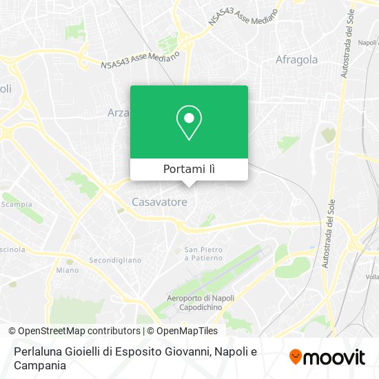Mappa Perlaluna Gioielli di Esposito Giovanni
