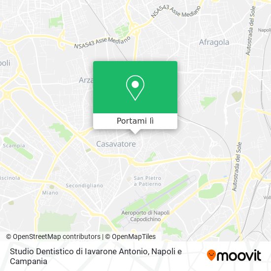 Mappa Studio Dentistico di Iavarone Antonio