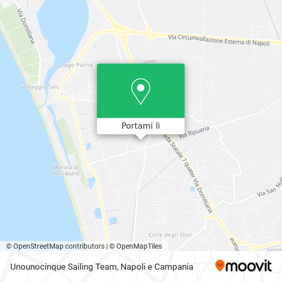 Mappa Unounocinque Sailing Team
