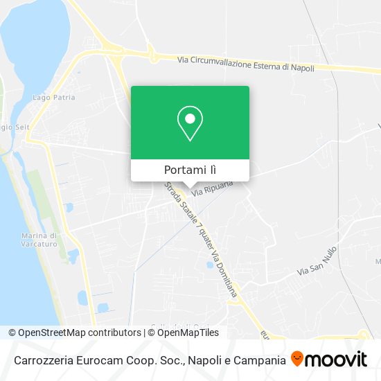 Mappa Carrozzeria Eurocam Coop. Soc.