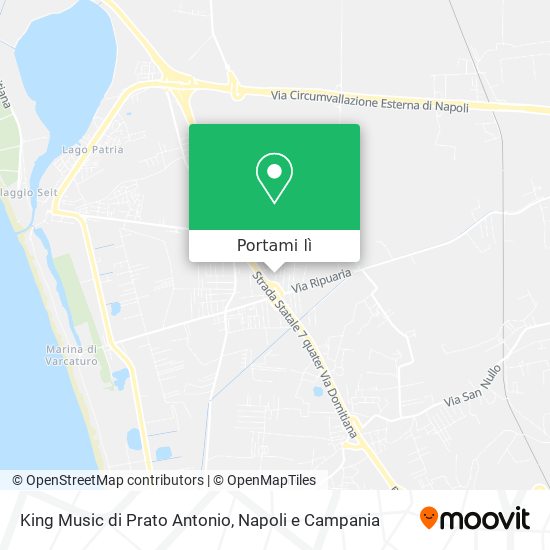 Mappa King Music di Prato Antonio