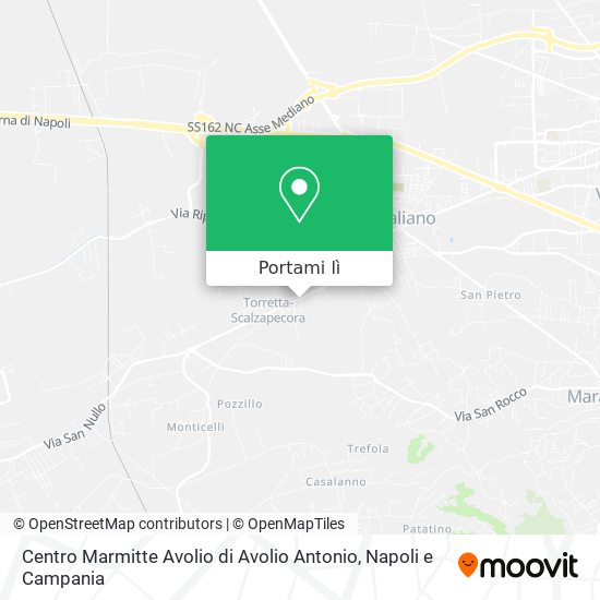 Mappa Centro Marmitte Avolio di Avolio Antonio