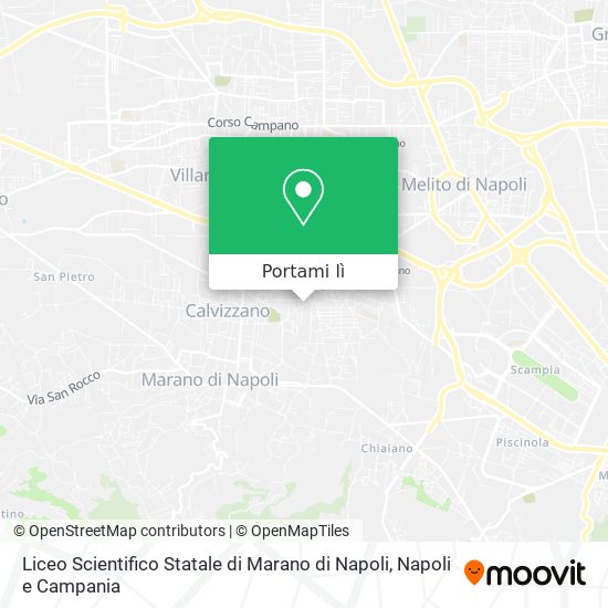 Mappa Liceo Scientifico Statale di Marano di Napoli