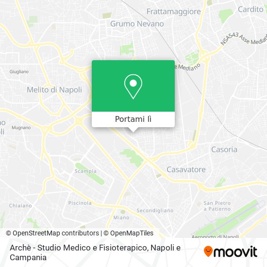 Mappa Archè - Studio Medico e Fisioterapico