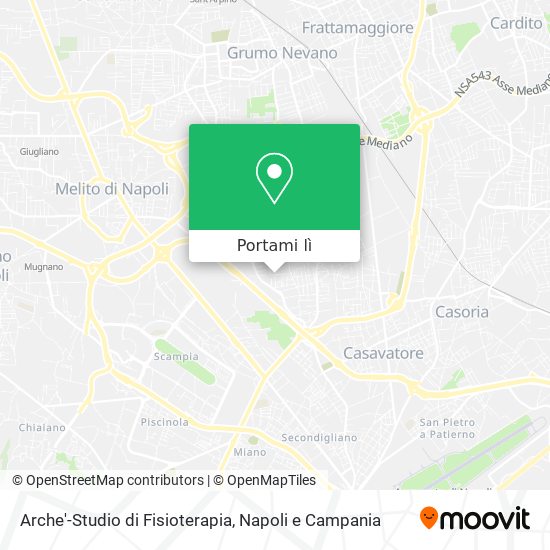 Mappa Arche'-Studio di Fisioterapia