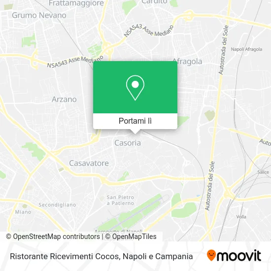 Mappa Ristorante Ricevimenti Cocos