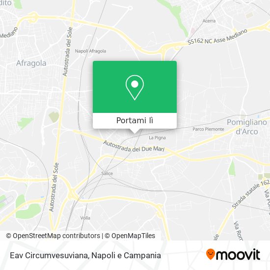 Mappa Eav Circumvesuviana