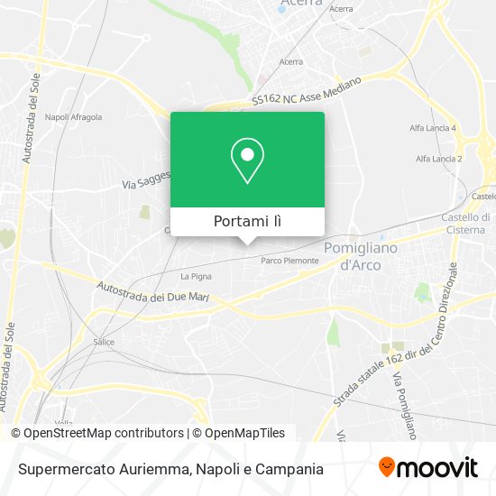Mappa Supermercato Auriemma