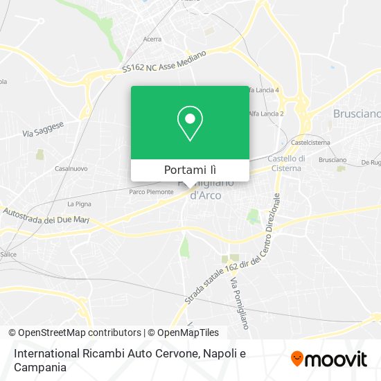 Mappa International Ricambi Auto Cervone