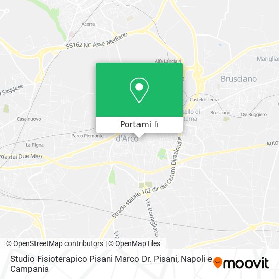 Mappa Studio Fisioterapico Pisani Marco Dr. Pisani