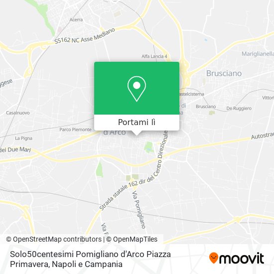 Mappa Solo50centesimi Pomigliano d'Arco Piazza Primavera