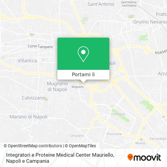 Mappa Integratori e Proteine Medical Center Mauriello