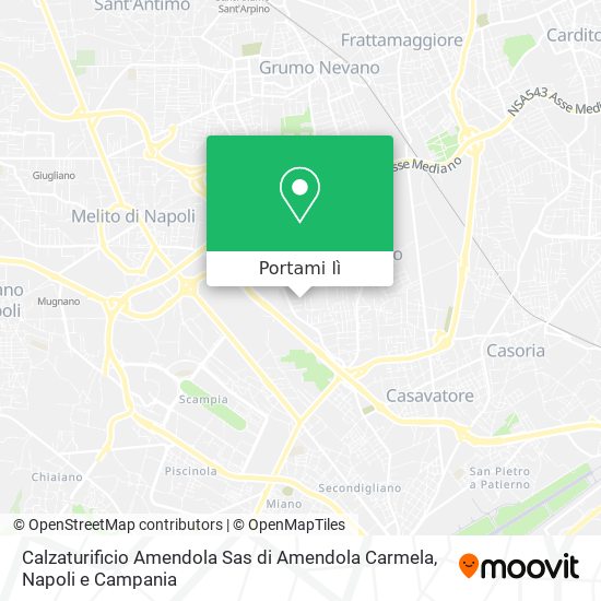 Mappa Calzaturificio Amendola Sas di Amendola Carmela