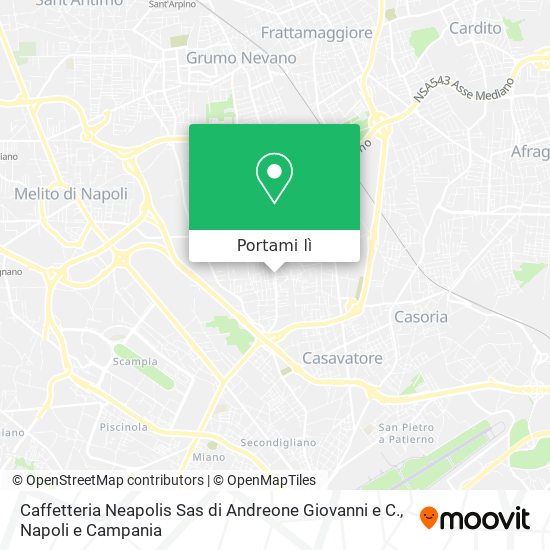 Mappa Caffetteria Neapolis Sas di Andreone Giovanni e C.