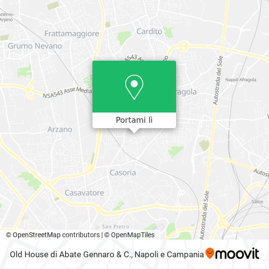 Mappa Old House di Abate Gennaro & C.