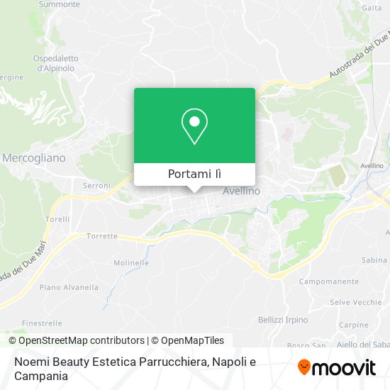 Mappa Noemi Beauty Estetica Parrucchiera