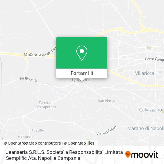 Mappa Jeanseria S.R.L.S. Societa' a Responsabilita' Limitata Semplific Ata